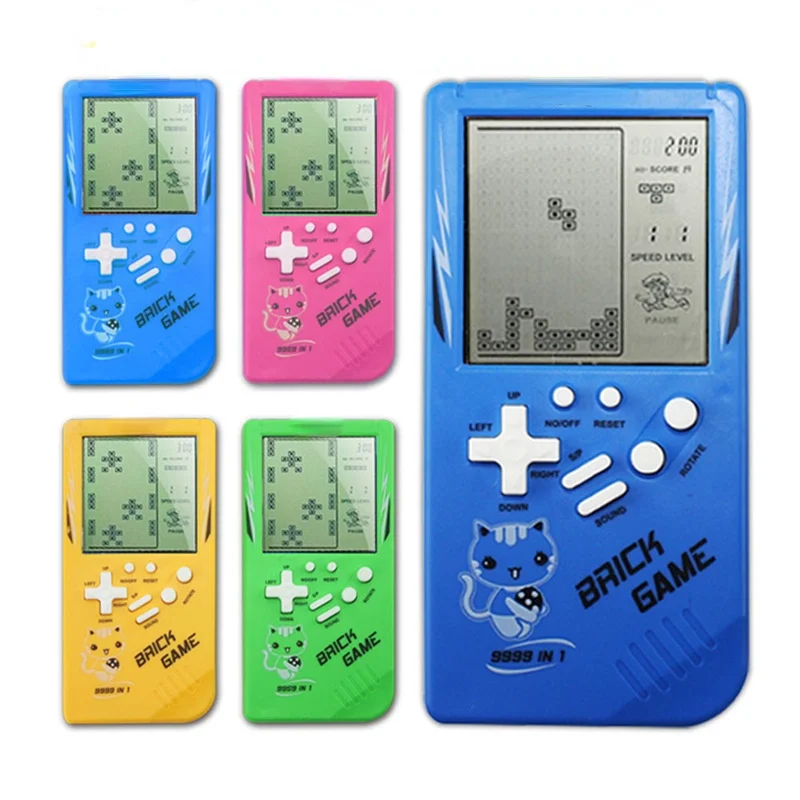 Classic Handheld Game Machine BRICK GAME Kids Game Console Toy with Music Playback Retro Children Pleasure Games Player
