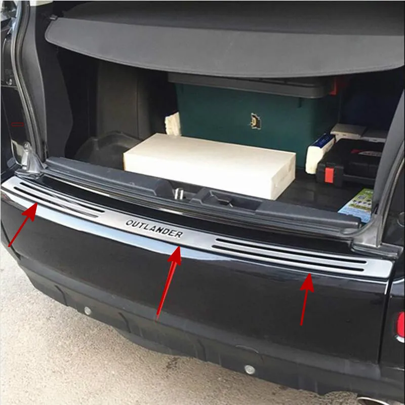 

High Quality Stainless Steel Rear Bumper Protector Sill For Mitsubishi Outlander 2006 2007 2008 2009 2010 2011 2012