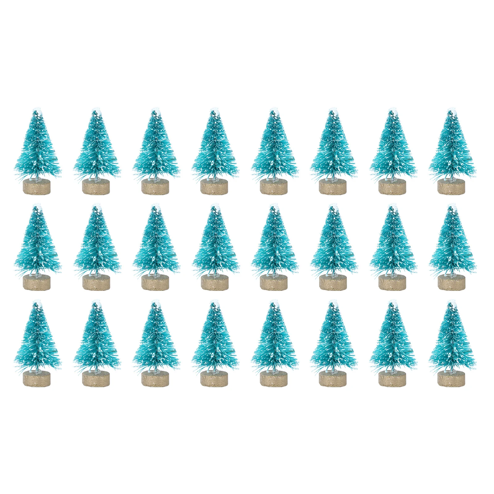 

Christmas Tree Xmas Party Snow Bottle Brush Trees Miniatureornament Desktop Gift Decoration Ornaments
