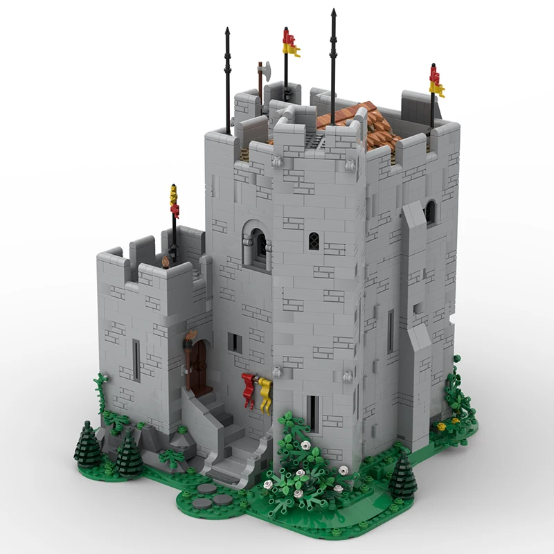 

3297PCS European Medieval Street View Norman Castle Keep DIY creative ideas Retro childToy BirthdayGift buildingblocks MOC-10305