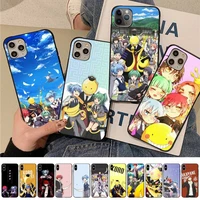 maiyaca assassination classroom phone case for iphone 11 12 13 mini pro xs max 8 7 6 6s plus x 5s se 2020 xr case