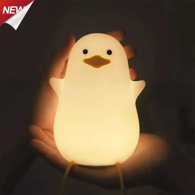 

Креативные прикроватные лампы с Usb-датчиком и таймером, Силиконовая Подсветка для сна, светодиодная Ночная лампа в спальню, подарок для дете...