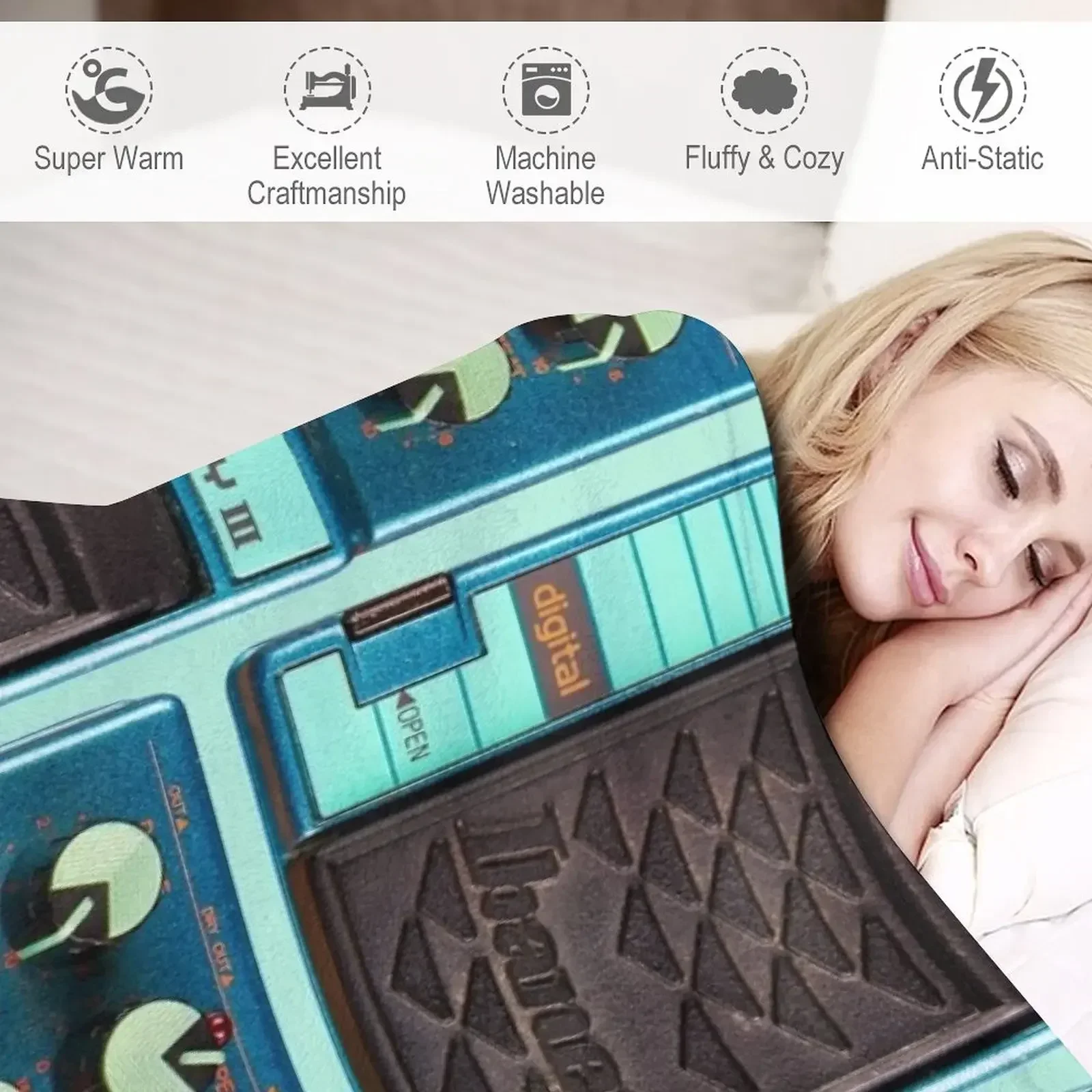 Новая гитарная педаль Ibanez DML 20 модуляция задержки III Aqua роскошное зимнее одеяло