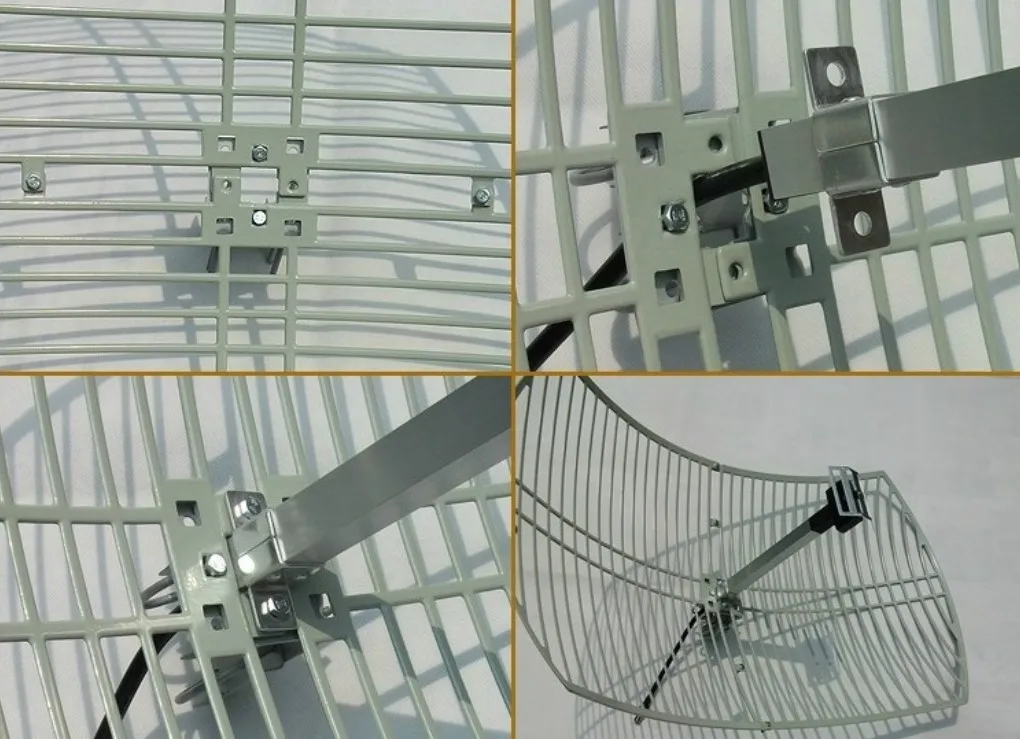wifi 2.4Ghz antenna Ultra Long Range antenna Extender Directional Parabolic Grid Outdoor wifi 2.4G high gain 15dBi