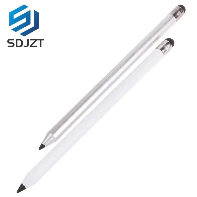 

1Pcs 16.2cm/6.38" Good Quality Dual Head Touch Screen Stylus Pencil Capacitive Capacitor Pen For Pad Phone