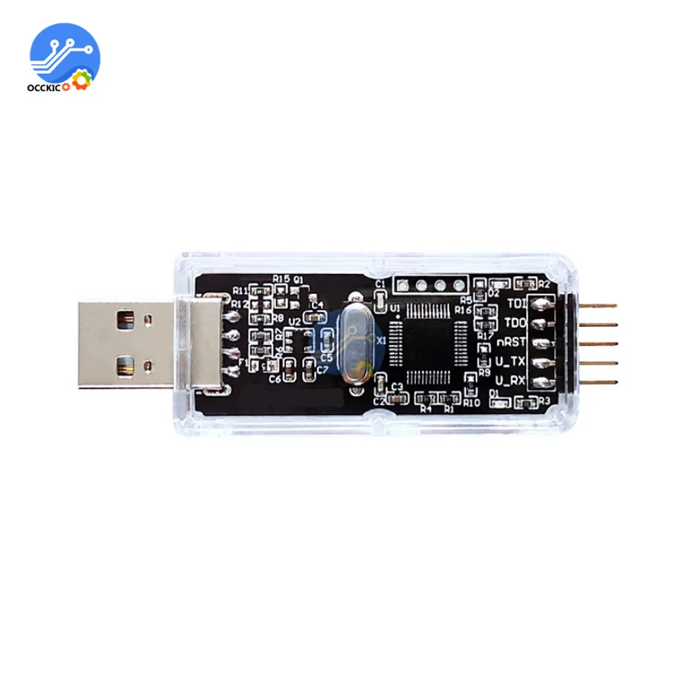 Эмулятор CMSIS DAP/DAPLink STM32 зонд отладки ARM Cortex-M MCU JTAG/SWD/CDC последовательный