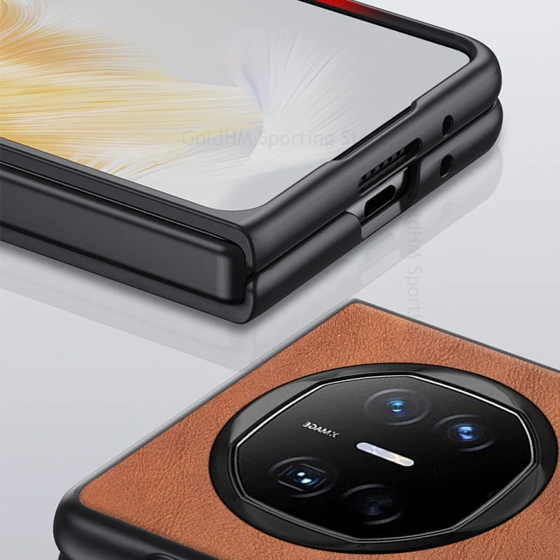 Кожаный чехол для телефона Capa Huawei Mate X6 3D с рисунком лося и головы оленя HUAWEI X5 X3 X2 XS2