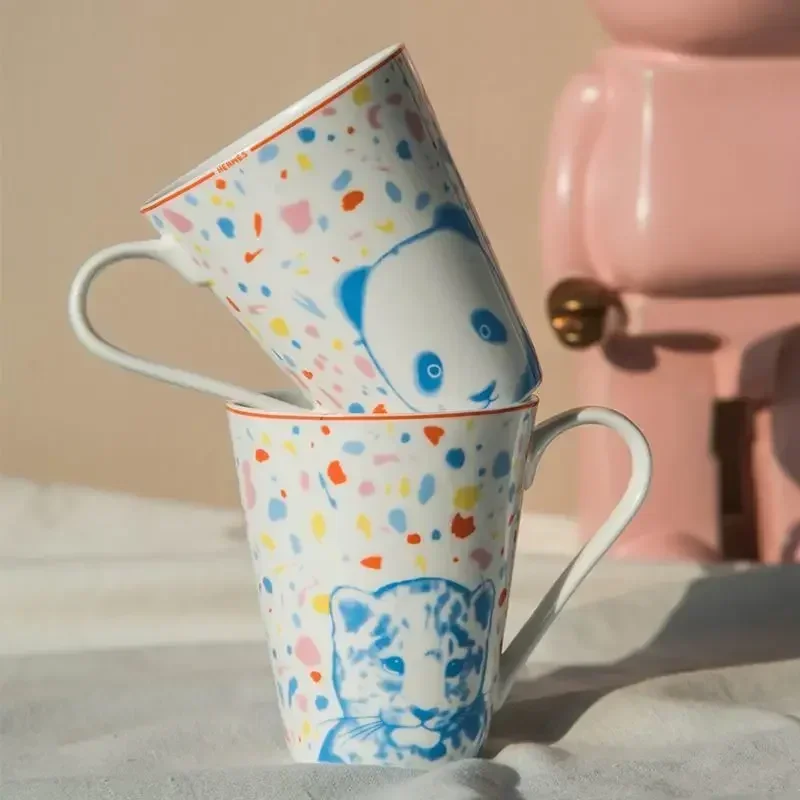 Подарочный набор кружек Bone Couple Caneca Automatica Кружка С Котом Juego Tazas De Cafe Y Plato Ceramica Creativas