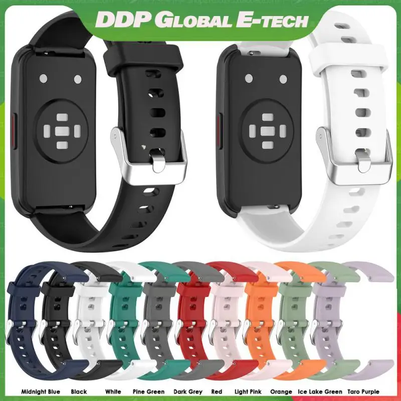 

Mini 5.5-8.7 Inches Silicone Strap Non-slip Silicone Watchband 16mm Replacement Wrist Strap Smartwatch For Huawei Watch Fit New