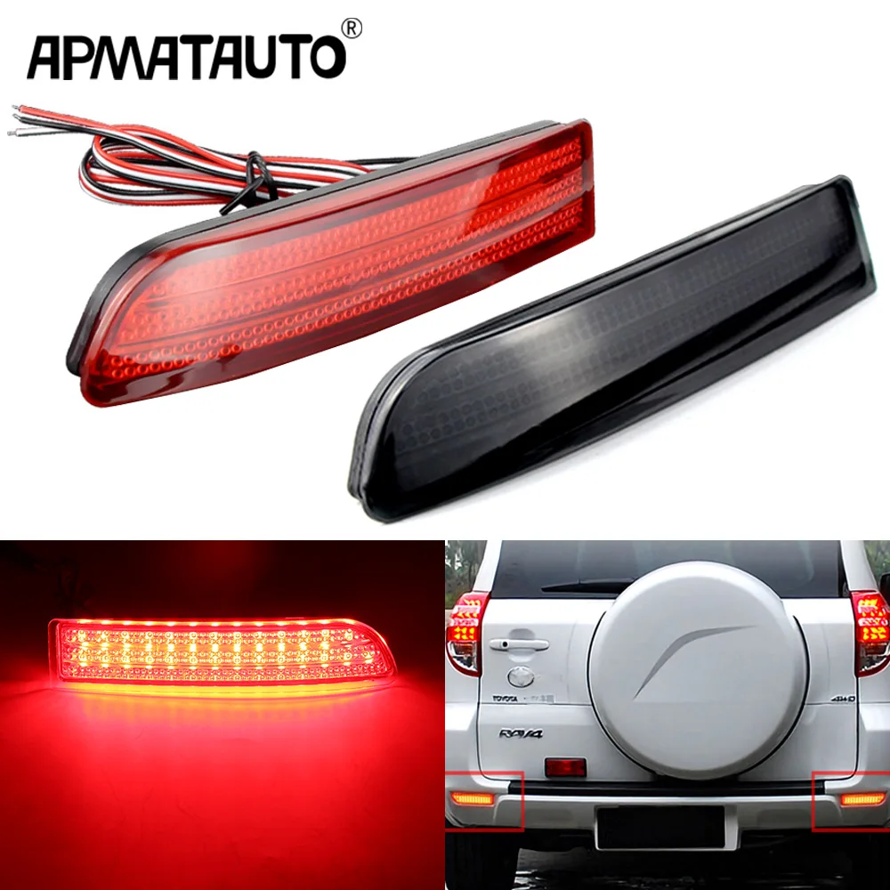 

2X Car Led Tail Light Parking Brake Rear Bumper Reflector Lamp For Toyota Avensis/Alphard Mki/Rav4 Led Tail Lights Fog Stop Park