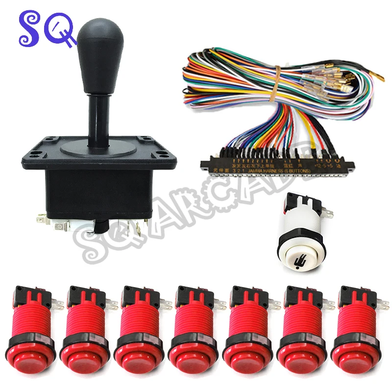 

Аркадный станок для игры "бароп", для одного игрока, с черным кабелем Jamma, с кнопками hap