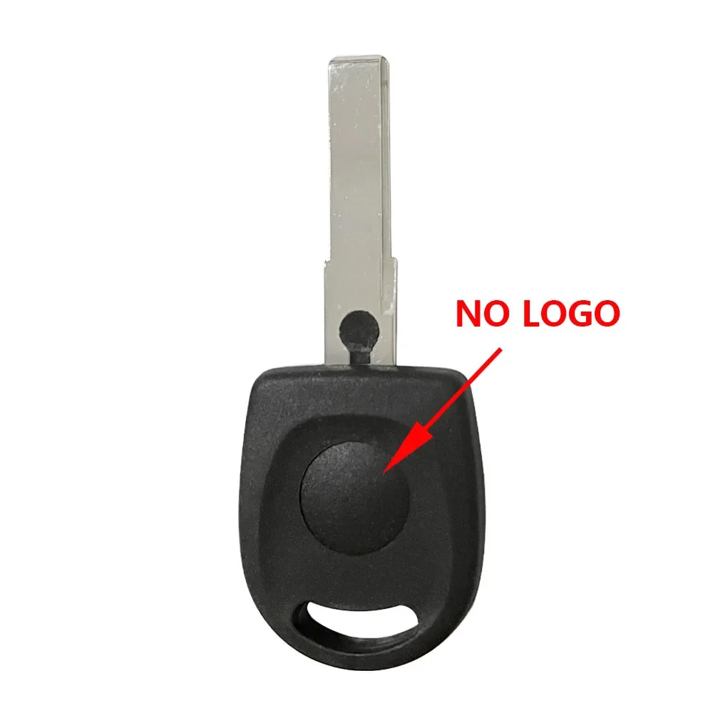 

XNRKEY, 10 шт., чехол для транспондерного ключа, новый пустой чехол для автомобильного ключа для VW Volkswagen SKoda, чехол для ключа с необрезанным лезвием HU66