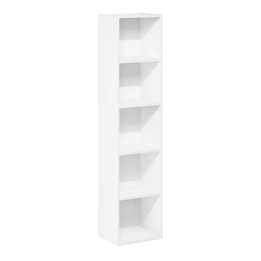 

Pasir 5-Tier Open Shelf Bookcase, White