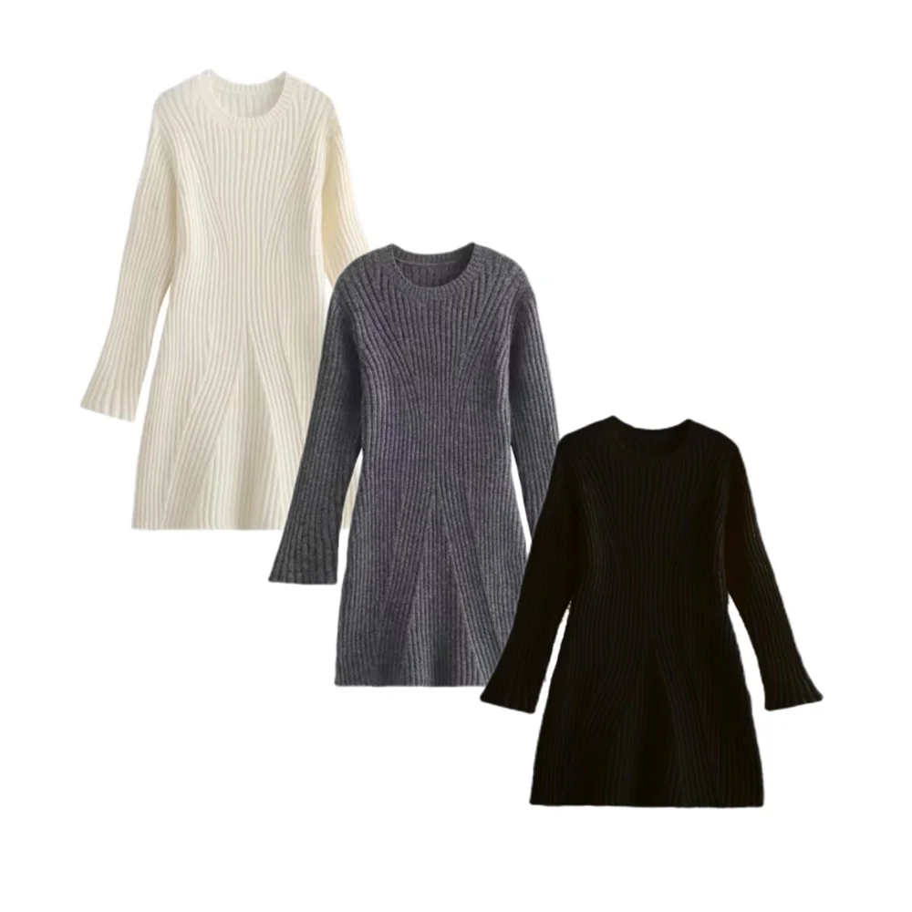 UNIZERA2023 зимние новые женские повседневные модные вязаные пуловеры с длинным