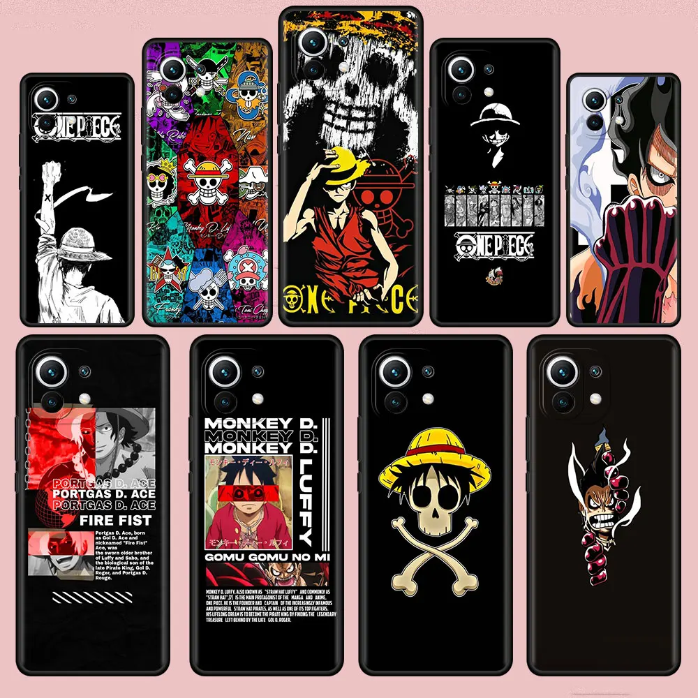 

One Piece Luffy Zoro Boy Anime Funda Case For Xiaomi Mi Poco X3 NFC M3 Pro F3 GT M4 F1 X2 11T Lite Note 10 10T 9T Phone Cover