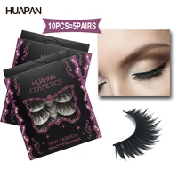 one box new 3d fashion beauty eyelashes hand made natural long thick false eyelash makeup extension tool beauty 10pcs5pairs