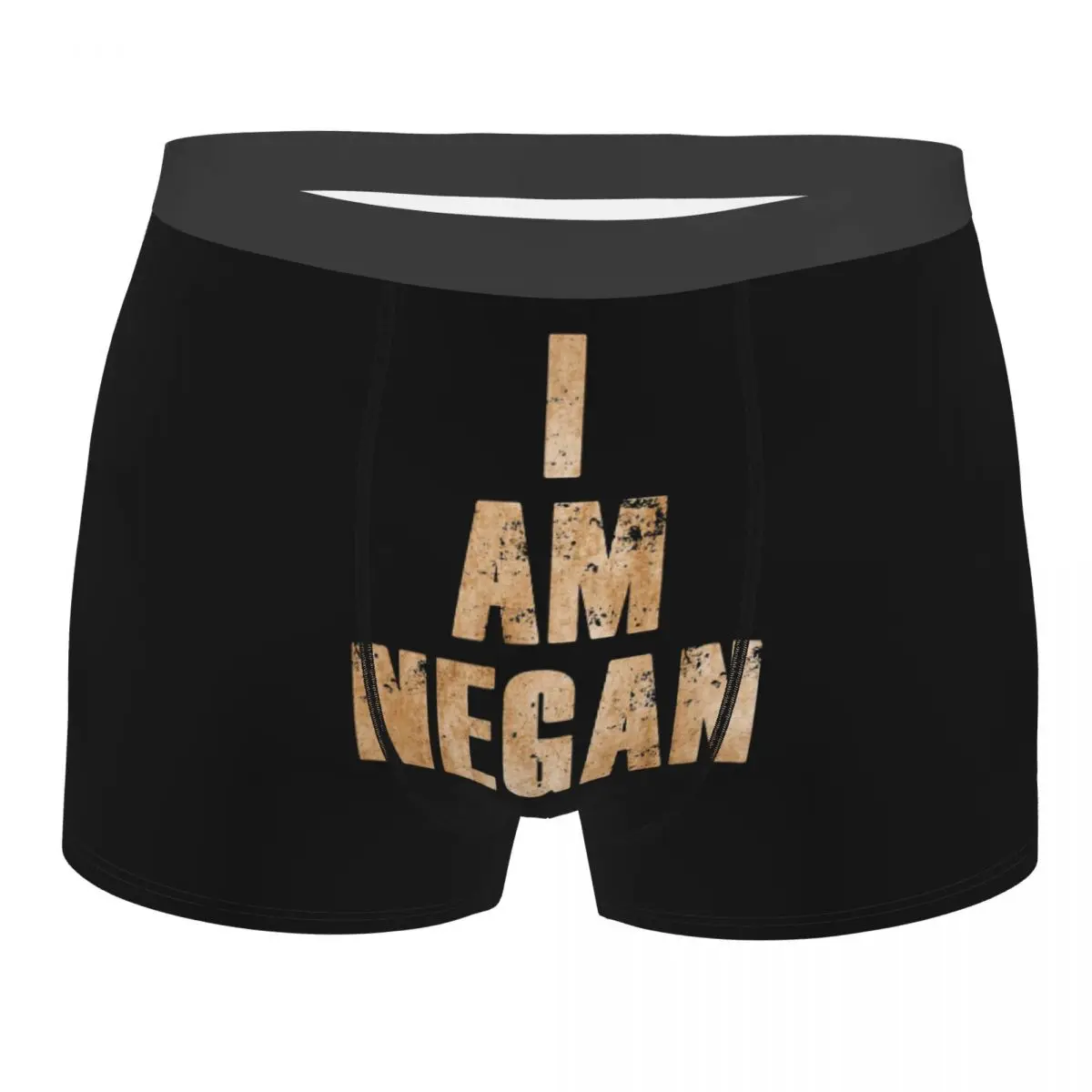 

I Am Negan The Walking Dead Underpants Homme Panties Male Underwear Ventilate