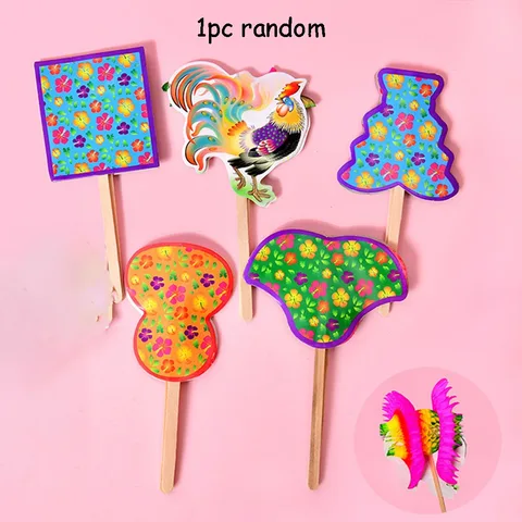 Ручные флип-цветы из бумаги