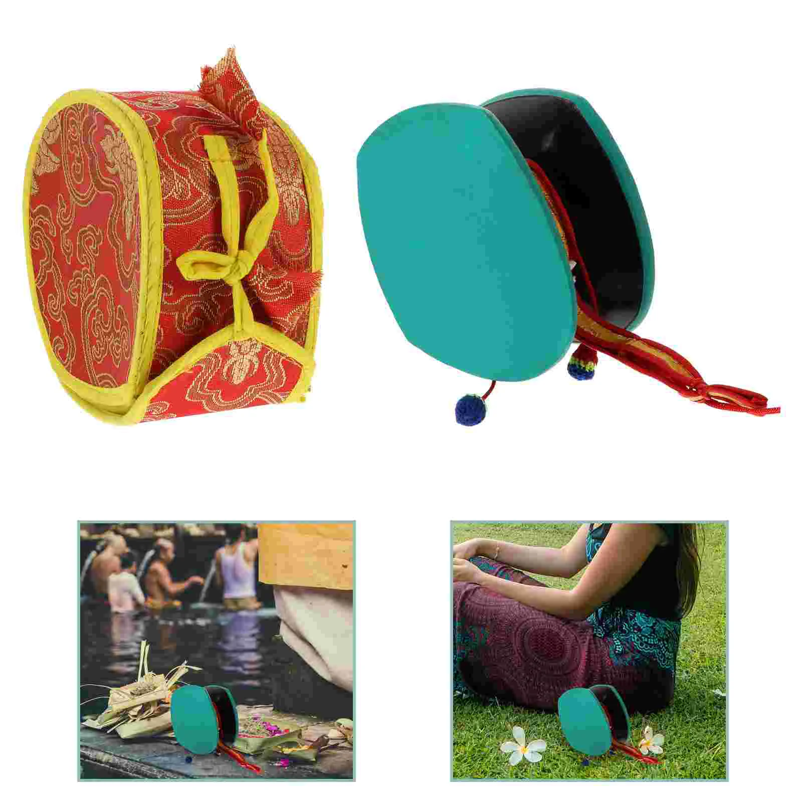 

Gabala Drum Tabla Drum Percussion Instrument Small Meditation Sound Bowl Nepal Hand Drum Wood Hand Drum Percussion