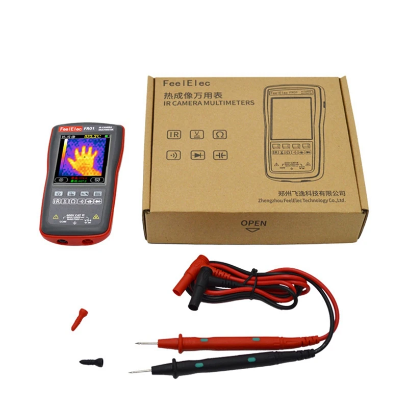 

FR01 Thermal Imaging Multimeter Repair Instrument Heating Measurement Portable Handheld Built-In Lithium Battery
