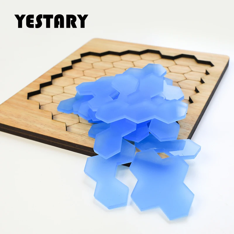 

YESTARY Hive 3D Wooden Puzzle Toy Brain Tease Jigsaw Puzzle Toy Board Games High Difficulty Impossible Puzzle Toy For Adult Gift