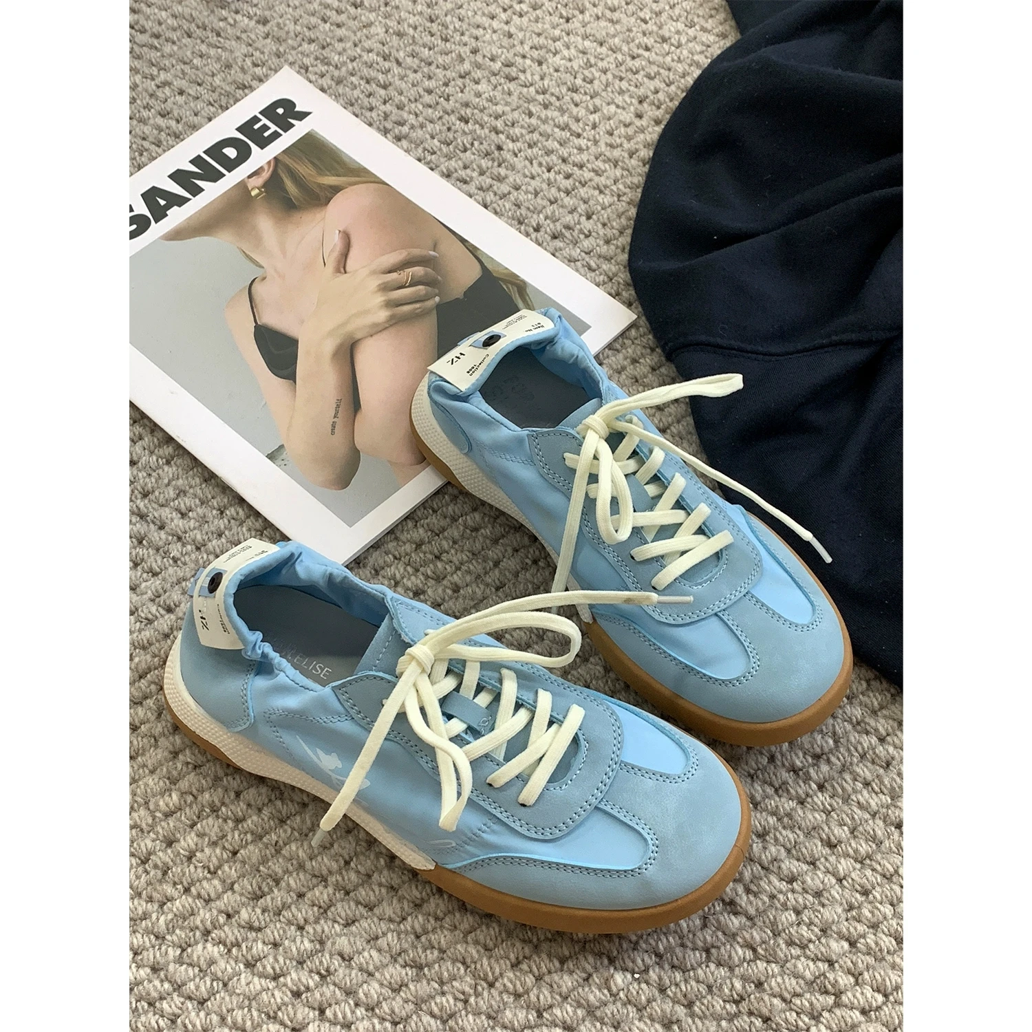 Agan shoes female new ballet de training shoes summer lightweight sports shoes female casual paired breathable lazy shoes