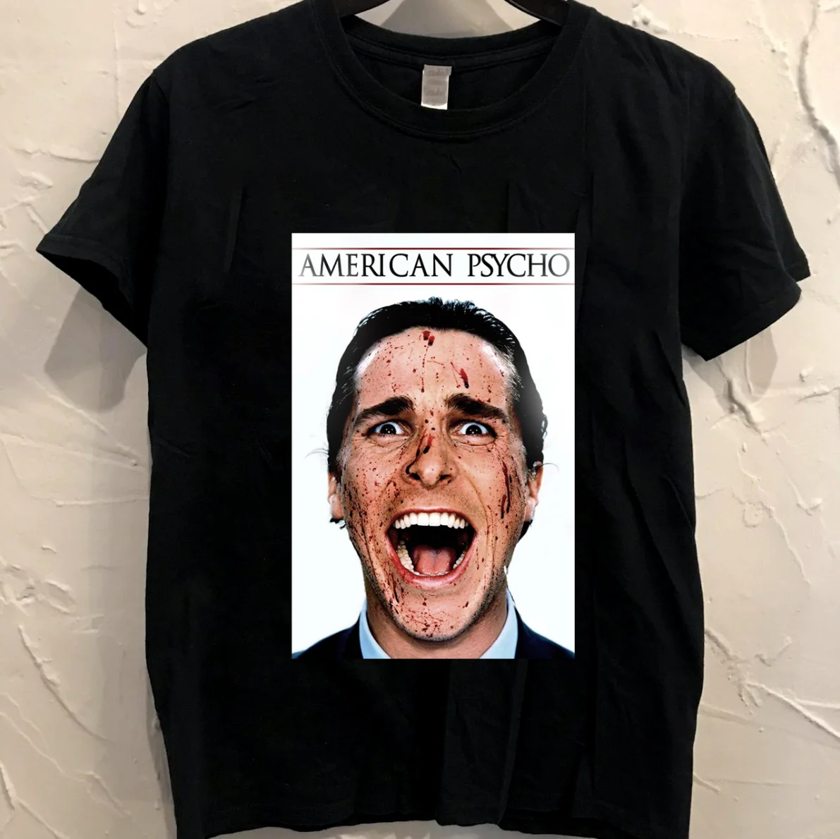 

American Psycho 2000 Classic Black T-Shirt, 2000's Movie T-Shirt