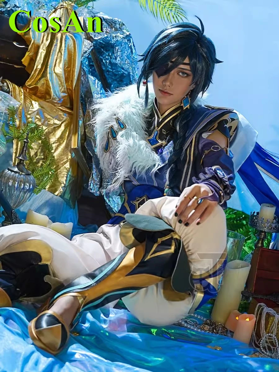 Популярная игра для косплея CosAn геншин ударт Kaeya модный красивый костюм с парусом