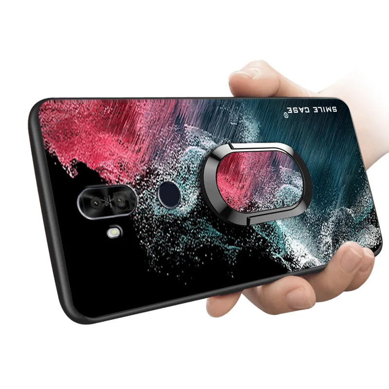 

Asus ZenFone 5 Selfie ZC600KL Case Luxury 6.0" With Ring Magnetic Function Soft Silicone Funda for Asus ZenFone 5 Selfie ZC600KL