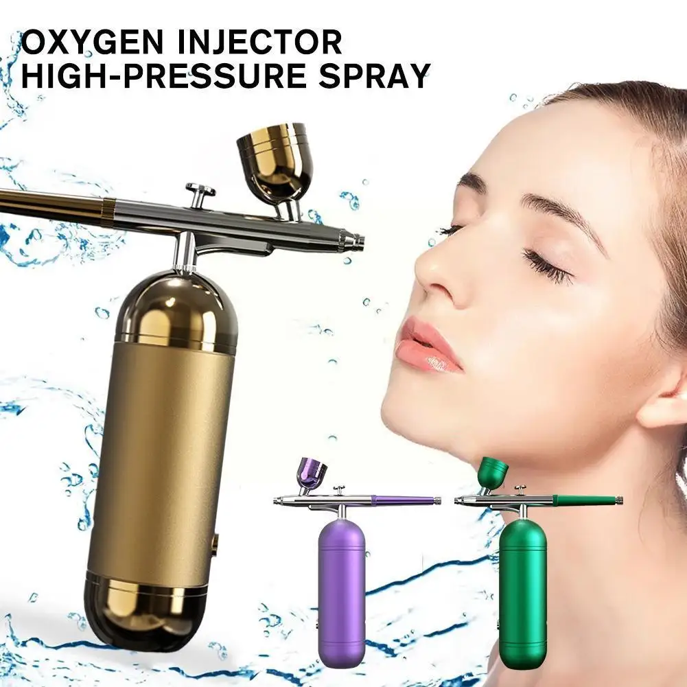 

Oxygen Injector High-pressure Spray Portable Compact Beauty Facial Sprayer Moisturizing Water Jet Apparatus Skin Cleansing S9Q0