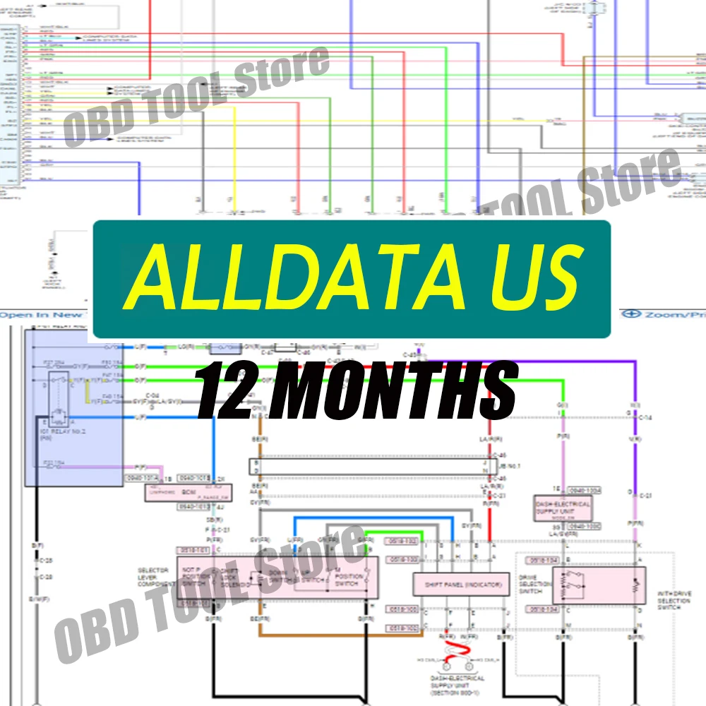 Фото 1-ГОДИЧНАЯ ПОДПИСКА НА Alldata US: Данные по ремонту автомобилей, схемы электропроводки, схемы цепей, руководство по обслуживанию для американских и европейских автомобилей. №1