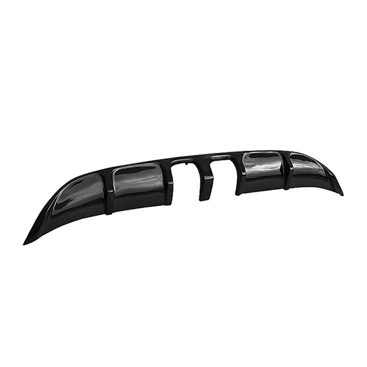 Фото Задний диффузор для Volkswagen VW MK7 2006-2008, карбоновый, спортивный стиль, для моделей GTI и R20 №2