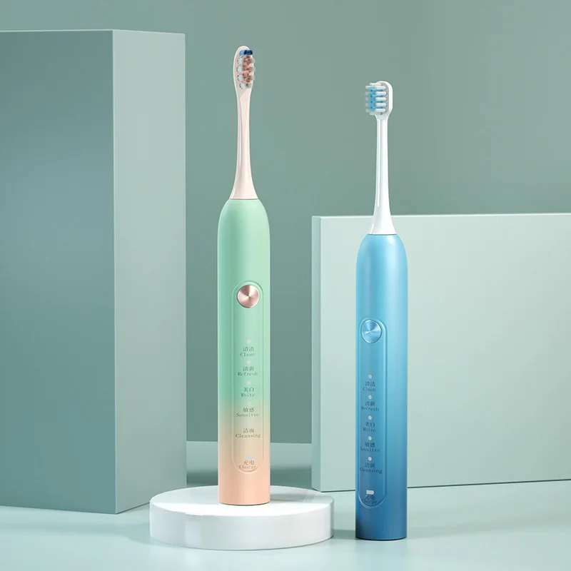 

New High-Quality Face Value Electric Toothbrush Adult Rechargeable Sonic Toothbrush Advanced Waterproof Soft Bristle Brush Head
