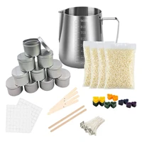 candle making kit diy tools handmade supplies soy wax pot tins for beginners
