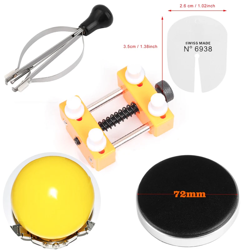 

Watch repair tools kits Watch Case Back Opener Ball Watch Hands Remover Puller Watch Dial Protector Pad Watch Leather Cushion