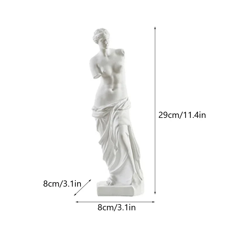 Статуя венерины мило из смолы обнаженная скульптура Афродита домашний декор