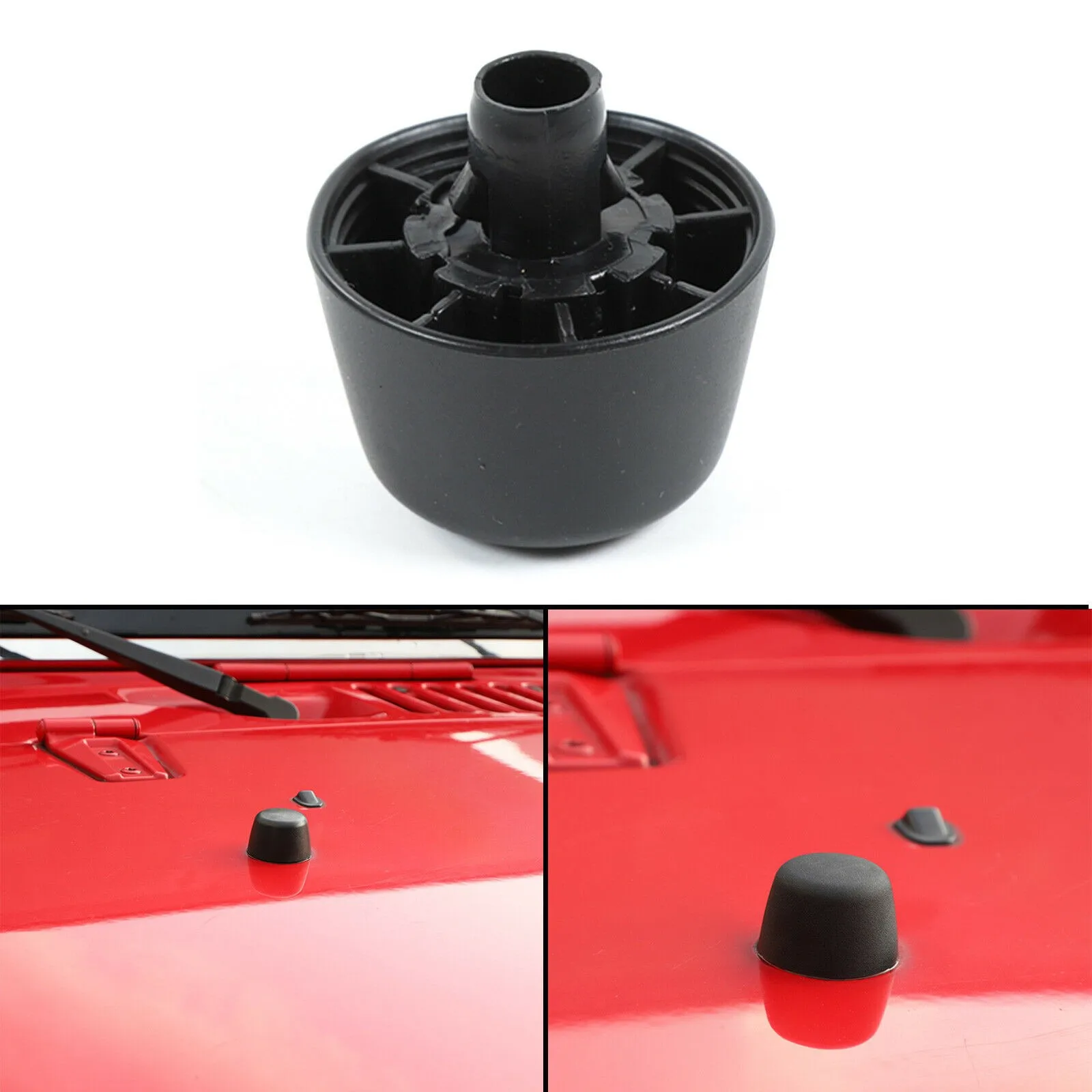 

Hood Stopper Cushion Rubber 55395650AC ABS Cushion For JK Wrangler 07-17