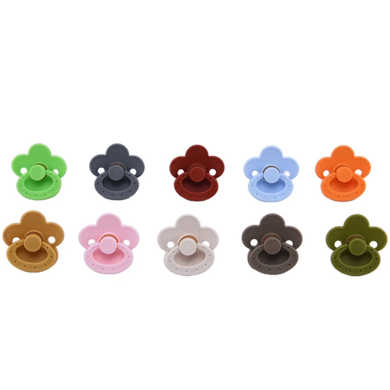 

Baby Soft Silicone Pacifier Teether Soother Dummy Nipple Newborn Infant Nursing Chewing Oral Care Toys Shower Gift