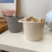 cotton thread storage basket organizers box cesta cestas de almacenamiento keys home accessories gadgets decoration for bedroom