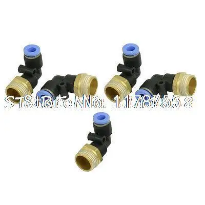 

Трубопровод 3/8 дюйма PT Thread 6 мм, фитинги с одним касанием 5 шт.