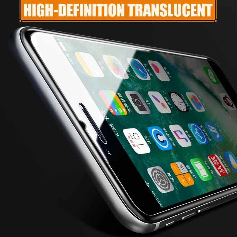 2 шт. закаленное стекло для iPhone 7 8 11 12 Plus Pro Max Защитная пленка экрана X XS XR SE 2020 mini