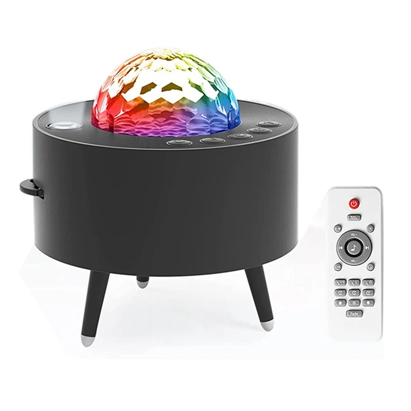 

Звездный проектор Galaxy Lighting с белым шумом и 15 цветными эффектами, ночник с таймером и беспроводным соединением