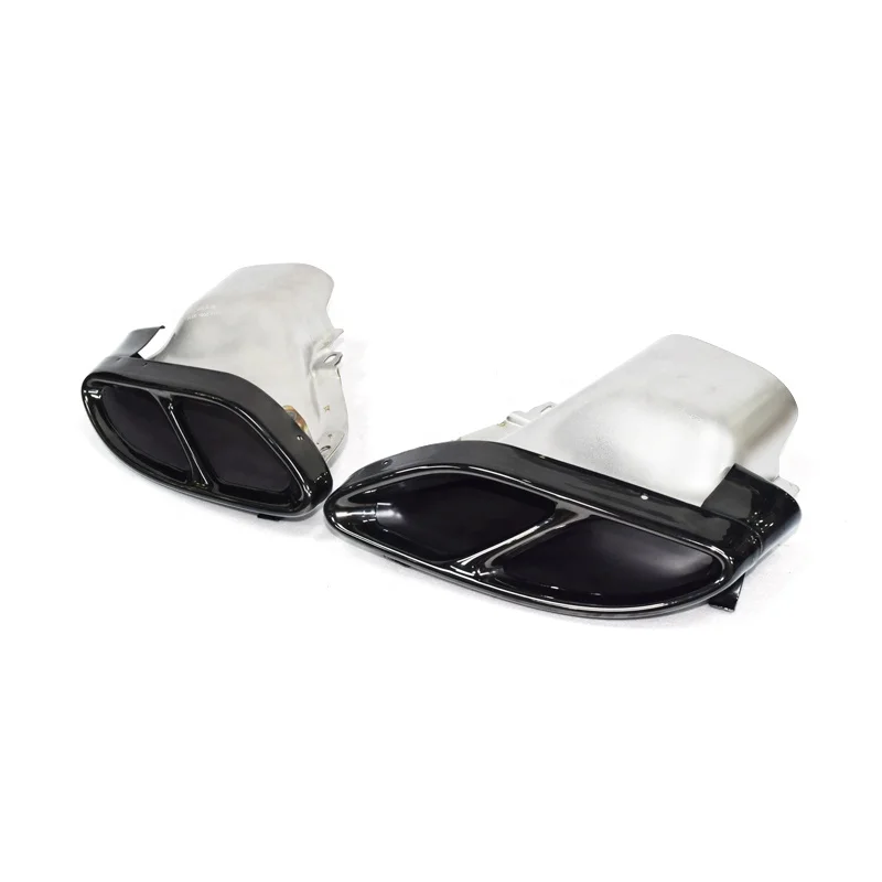 

Car Exhaust Tip For Mercedes For Benz W205 Class C C180 C200 C250 C300 C450 GLE43 W212 Muffler Tip Exhaust Pipes TailTips