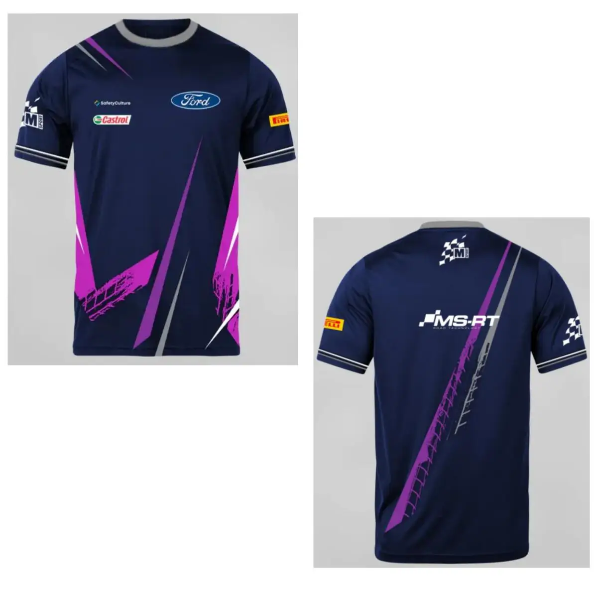 

T-Shirts Wrc Rally Fans Ford 3D Print Fashion Men Women Unisex Oversized Short Sleeve Crew Neck TShirt Kids Tees Tops Jersey