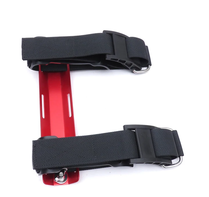 

Universal Scuba Diving Single Tank Adaptor (STA) BCD Backplate Holder Tank Strap Aluminum Alloy Diving Adapter For Backplate