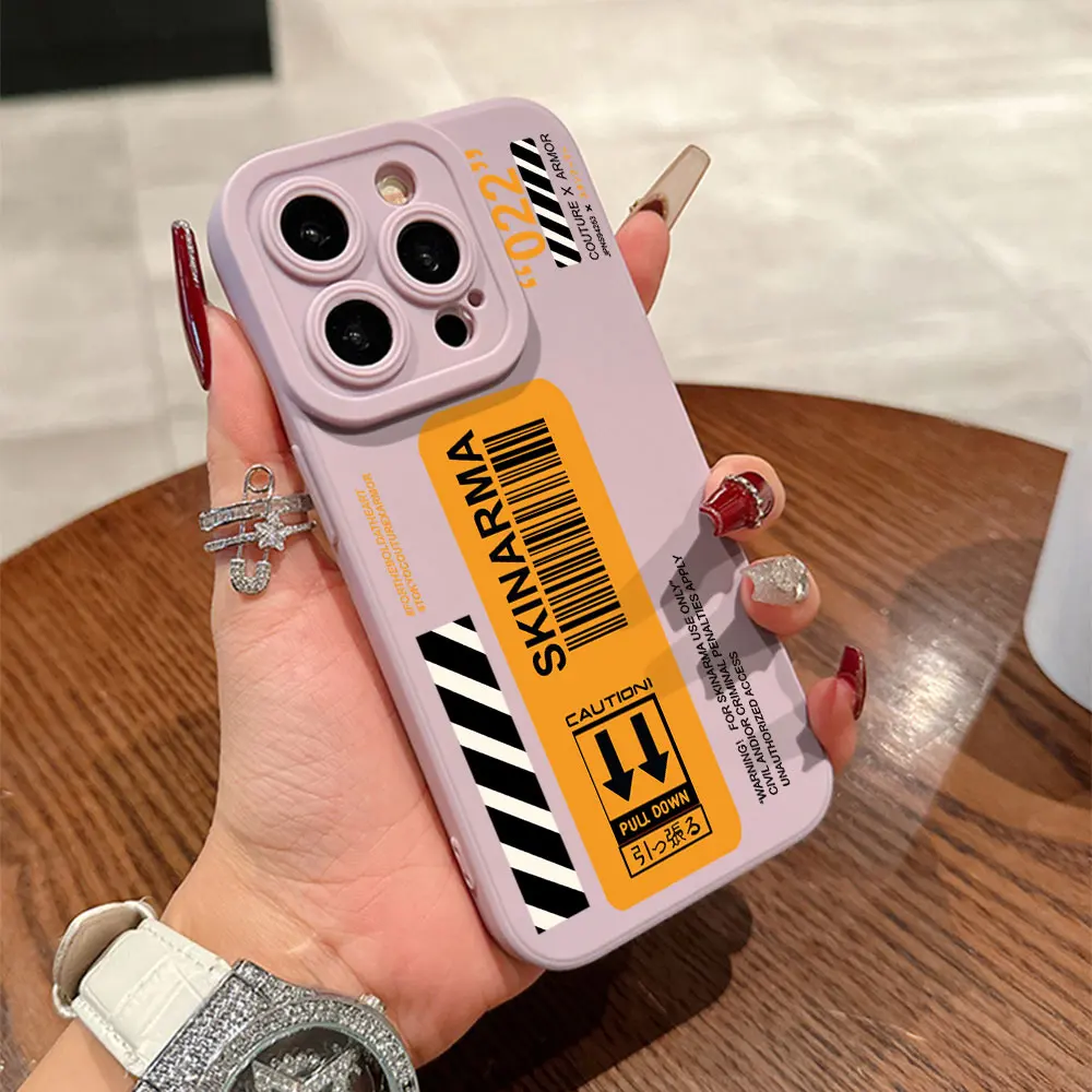 Полноэкранный чехол для телефона со штрих-кодом Skinarma Japan Pupil iPhone 16 15 14 13 12 11 X XR Xs 8 7