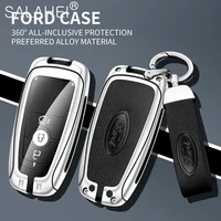 auto remote key case cover holder fob for ford edge fusion mustang explorer f150 f250 f350 ecosport car keychain key bag shell
