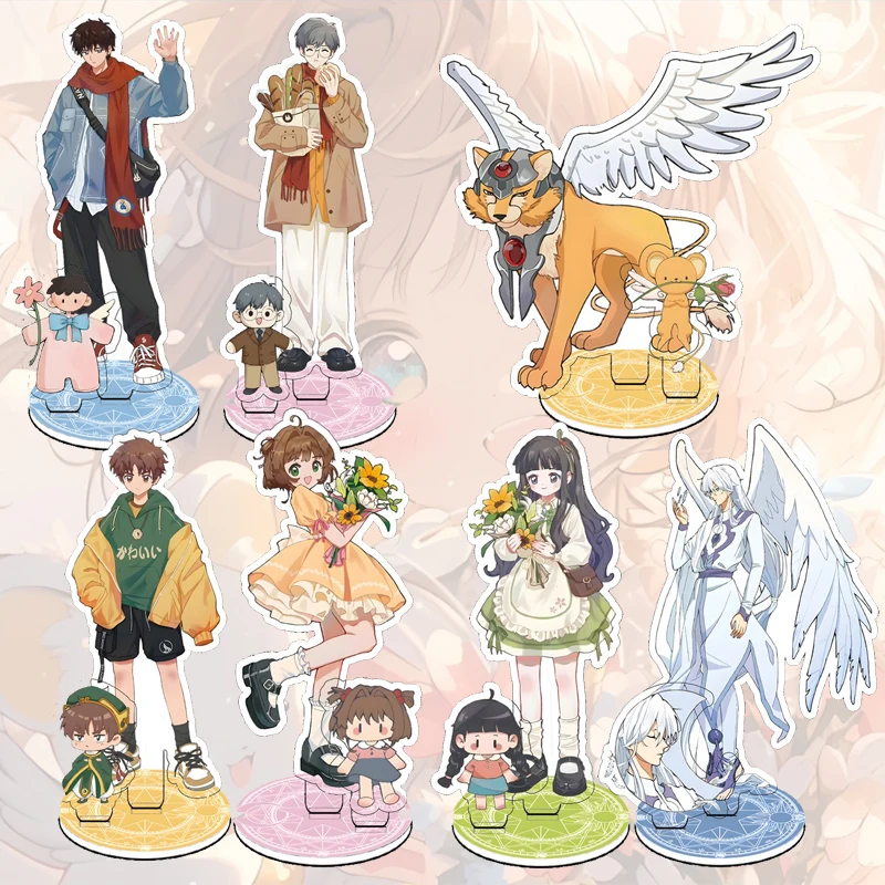 Аниме мутант Сакура Волшебная карточка Девушка искусственная акриловая стоячая