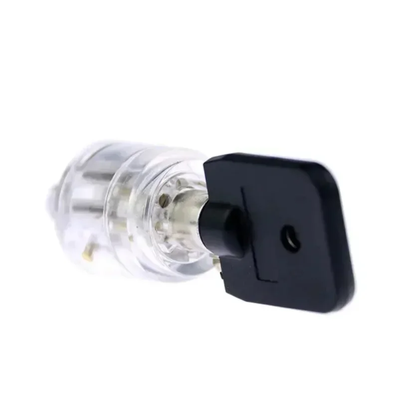 7-контактный сливовый замок прозрачный трубчатый цилиндр замка видимый выбор