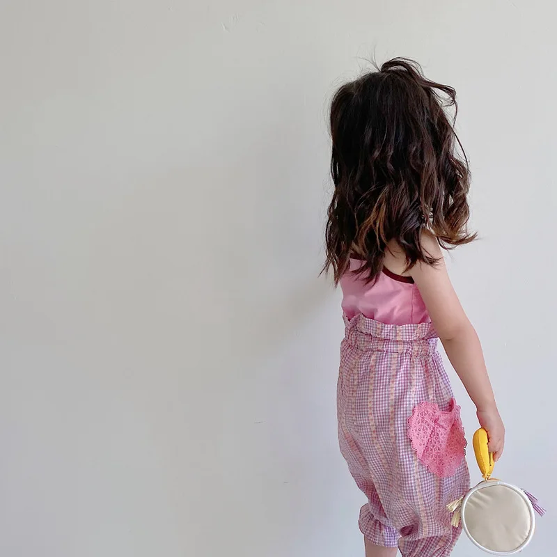 Kids Casual Clothing Sets Outfits For Girls Summer 2022 New Child 2 Pcs Floral Print Tops Hole Denim Short Pants Sets